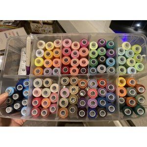 Sewing Thread 100 Colors 40S/2 250 Yards Per Spool 3 Color Sets Options (100)